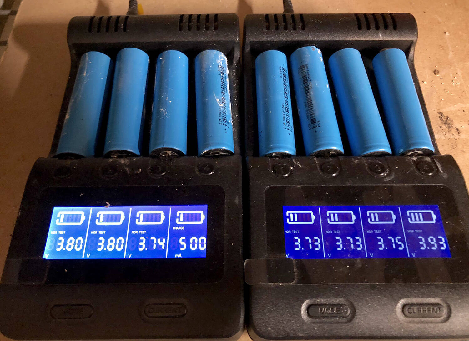 EVE 18650 Charging