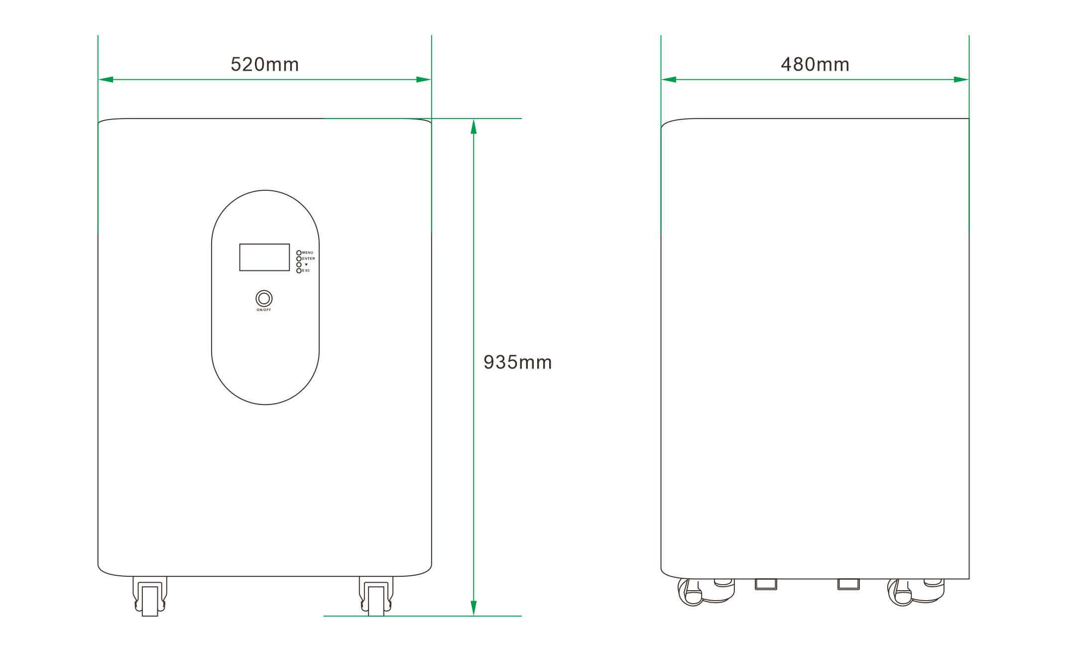 48 volt lithium ion battery pack