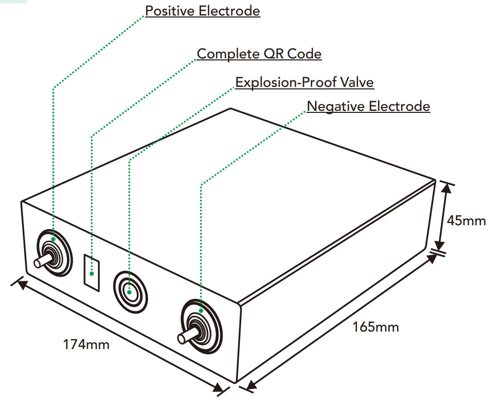 3.2v 120ah LiFePO4 battery cells size