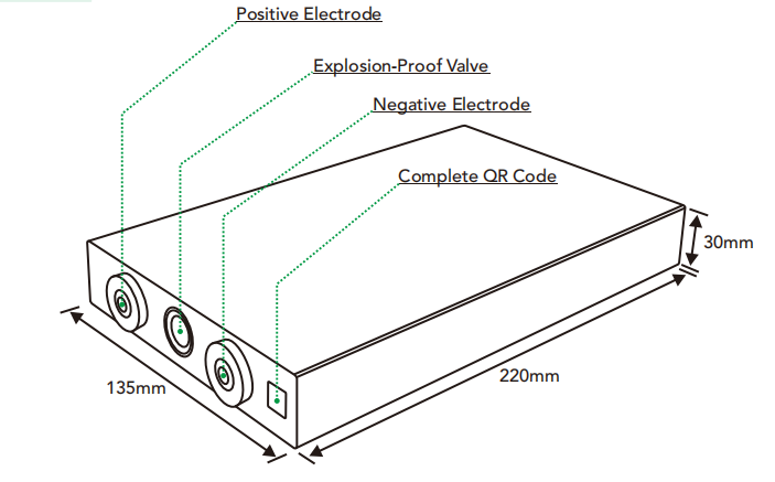 3.2v 26ah LiFePO4 battery cells size