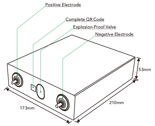 3.2v 230ah Lifepo4 Battery Size