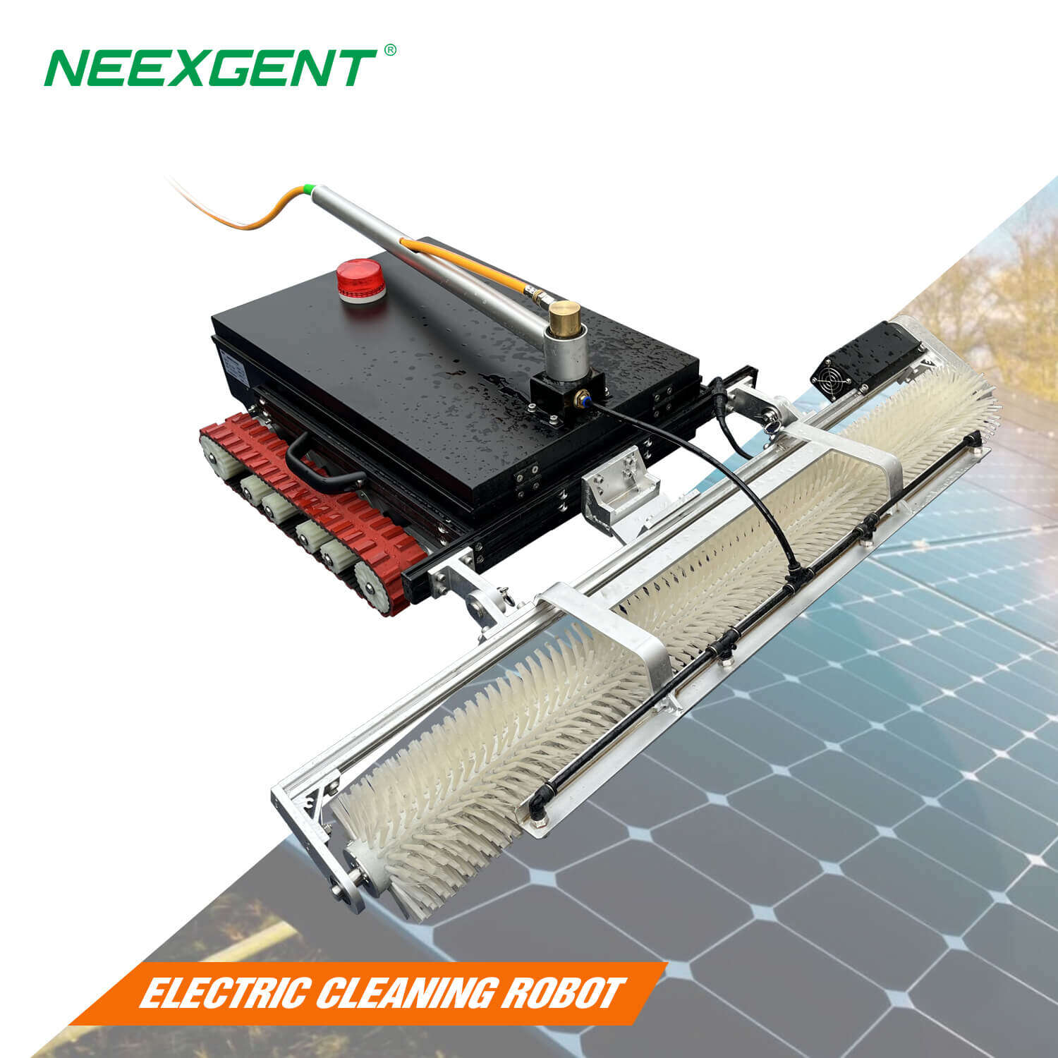 Neexgent Automatic Photovoltaic Panels Cleaning Equipment Solar Panel Cleaning Robot