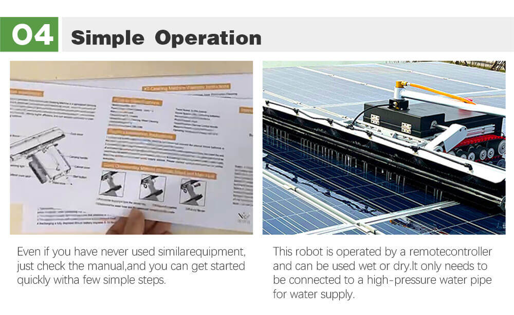 automatic solar cleaning system