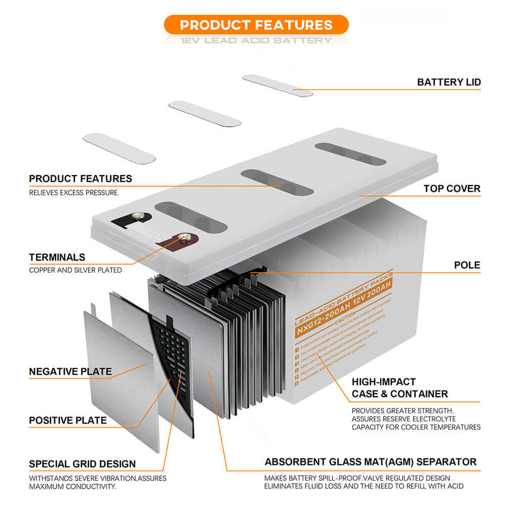 200ah lead-acid battery pack