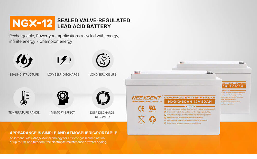 12v 80ah lead sulfuric acid battery