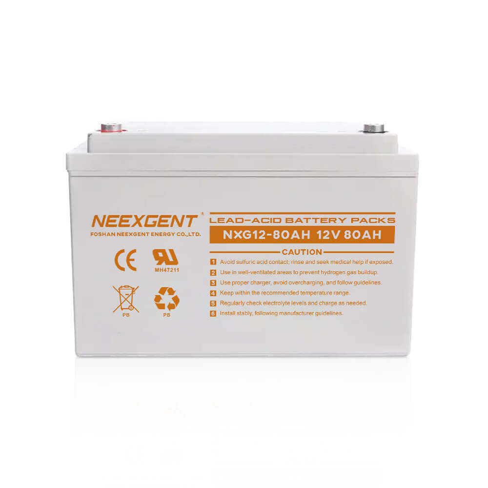 Rechargeable lead acid battery pack 80ah