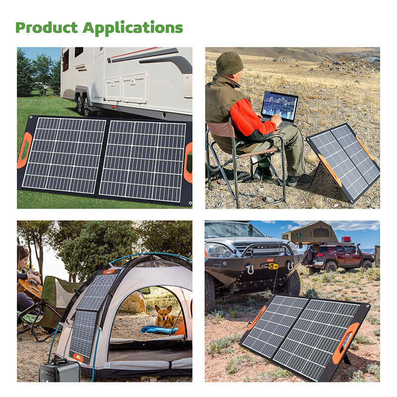 200 watt folding solar panel kit