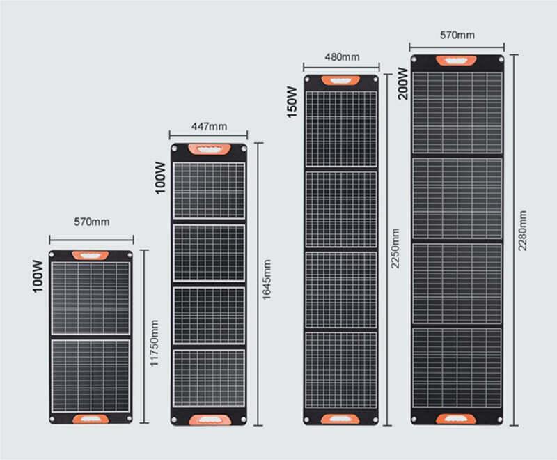 flexible foldable solar panels
