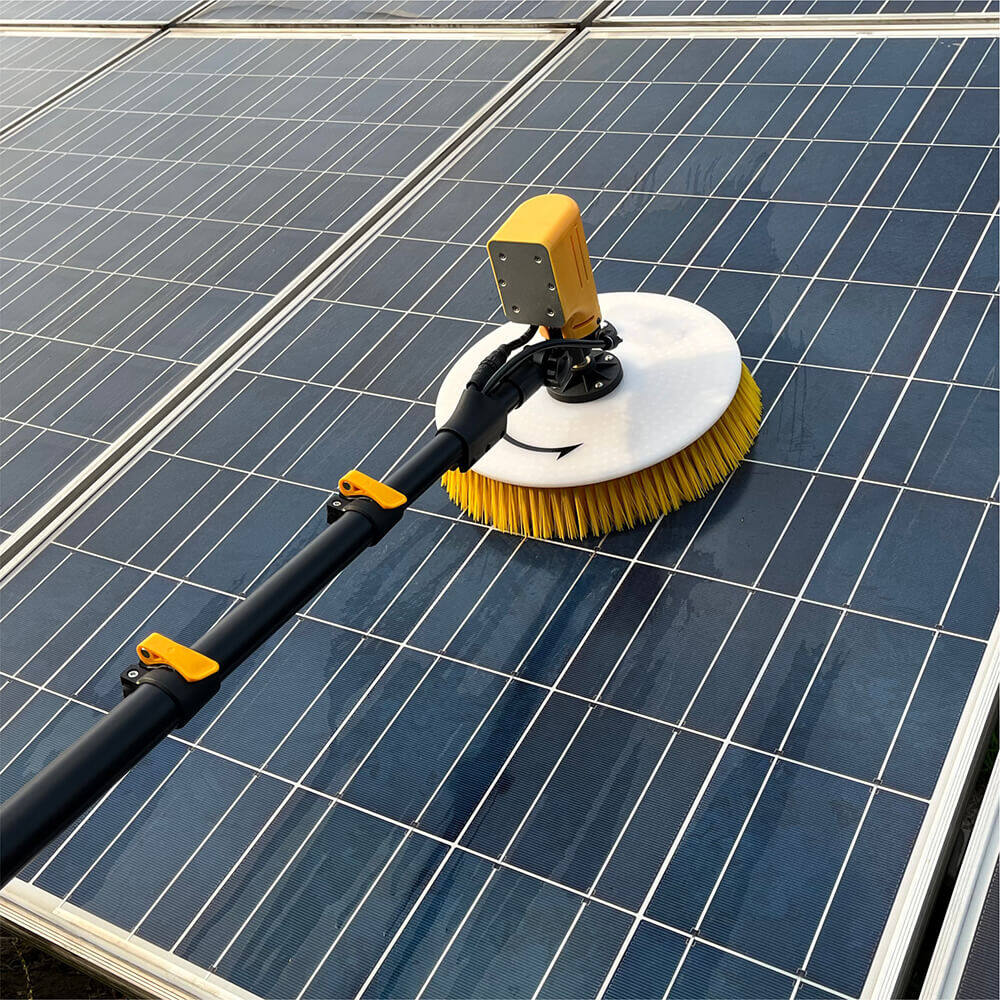 cleaning brush for solar panels