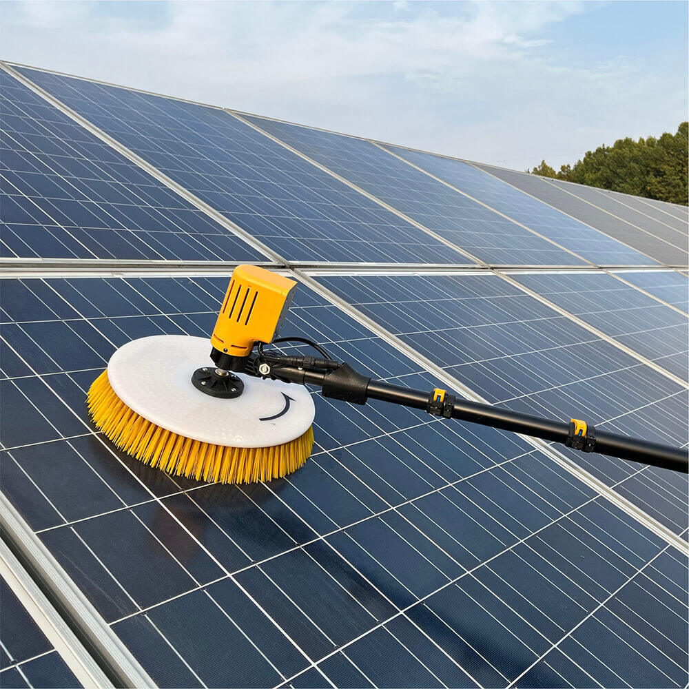 telescopic pole for cleaning solar panels