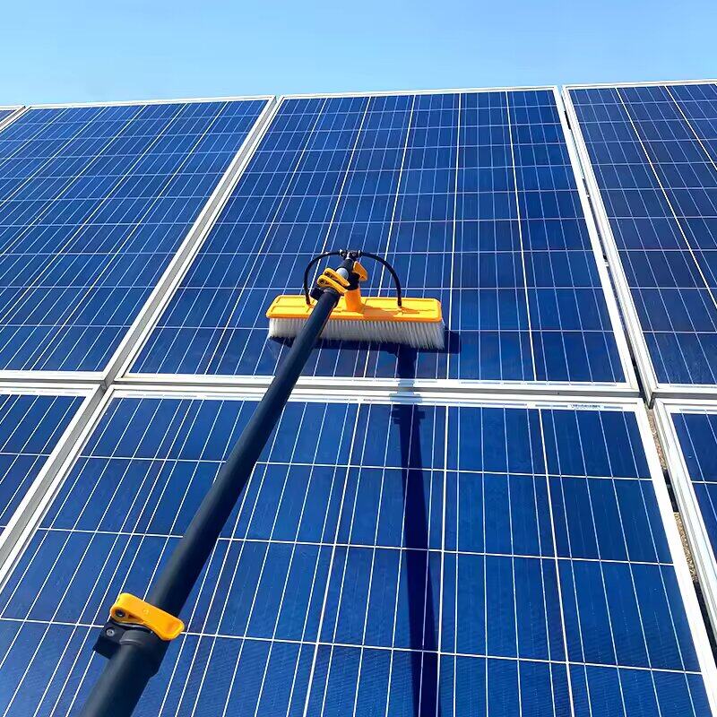 solar rooftop cleaning brush