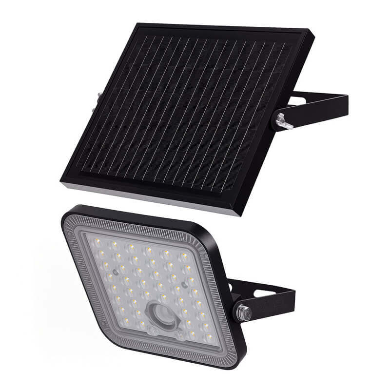 projecteur solaire LED extérieur