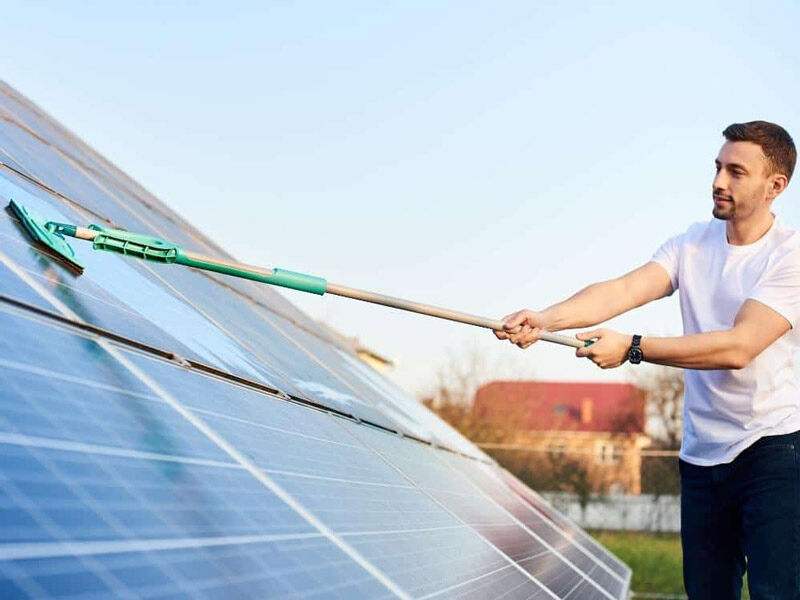 How to Clean Solar Panels from the Ground?