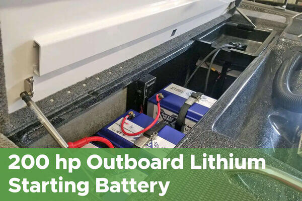 200 hp Outboard Lithium Starting Battery