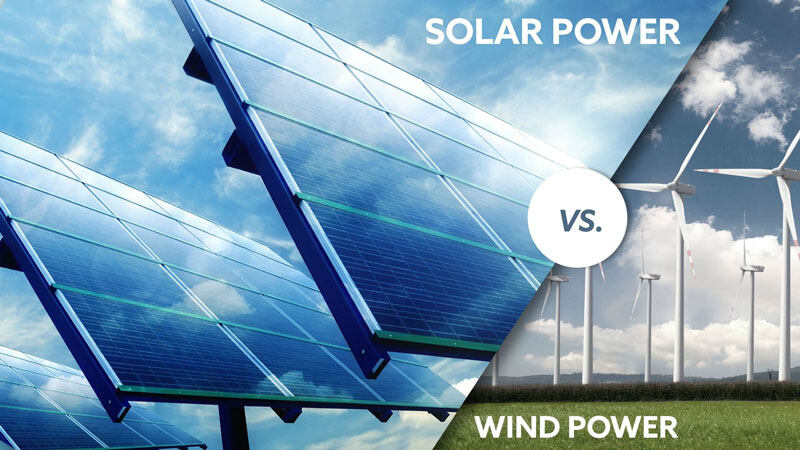 Solar Panel vs Wind Turbine