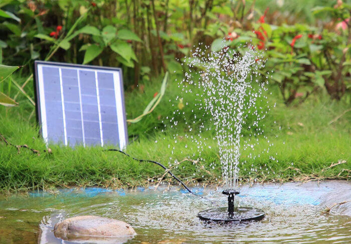 solar panel pump fountain​
