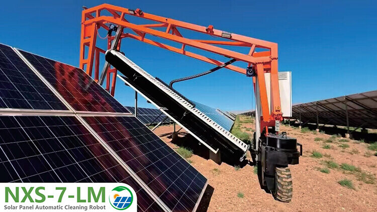 solar panel cleaning machine