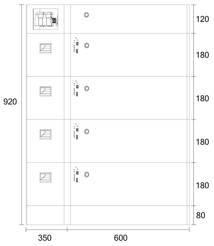 stackable lifepo4 storage battery size