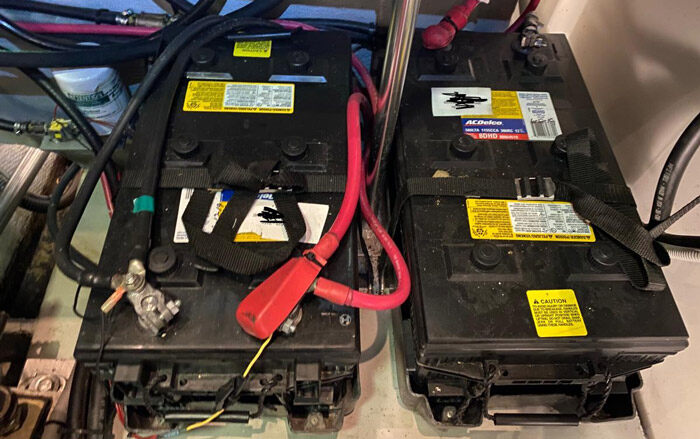 Installation 8d battery