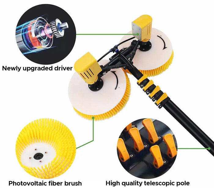 NEEXGENT X41 Solar Panel Brush