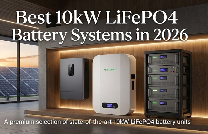 Best 10kW LiFePO4 Battery Systems in 2026