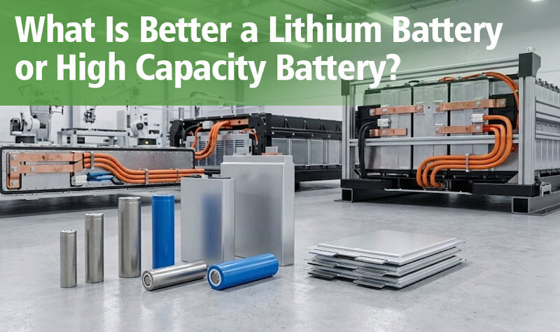What Is Better a Lithium Battery or High Capacity Battery？