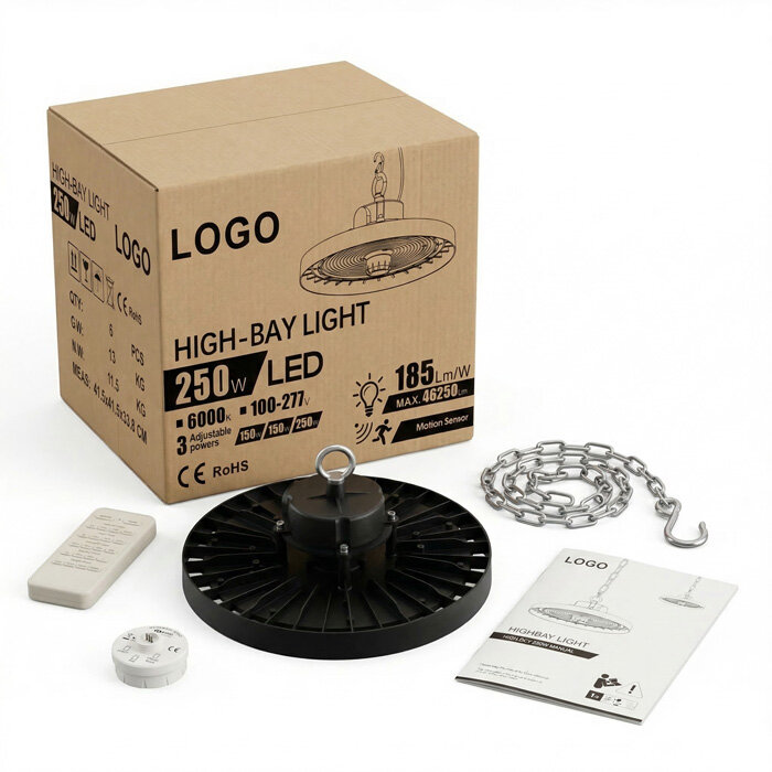 Emballage du high bay modèle HJ