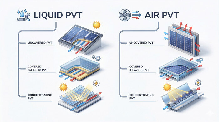 Main Types of PVT Systems