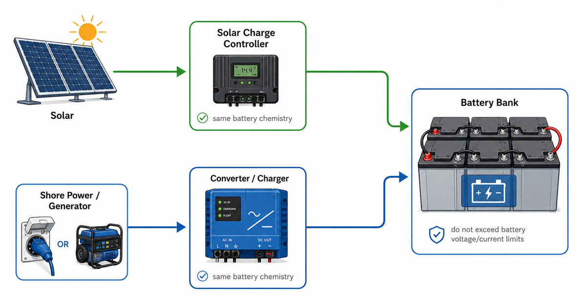 How the Converter Charger Fits into the System
