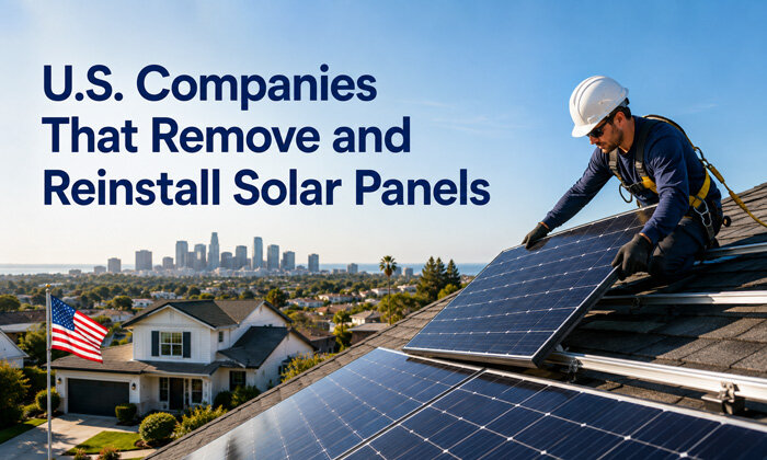 What Companies That Remove and Reinstall Solar Panels Are There in the United States?
